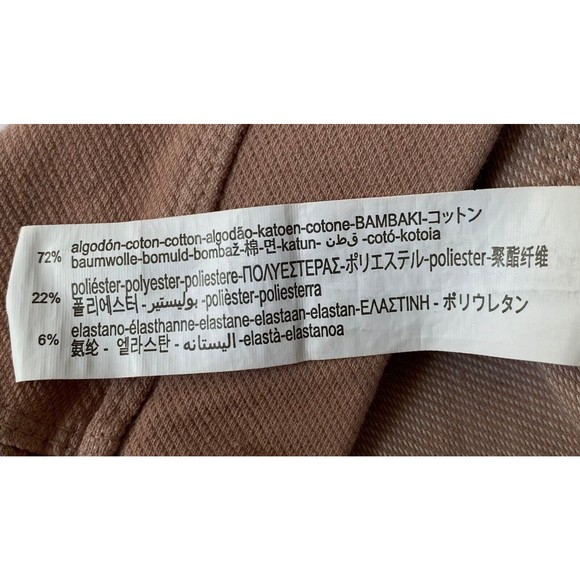 Zara Pants Women's Junior Size 11 - 12 Mauve Pink Wide Leg Crop Stretchy Pull On - Picture 11 of 16